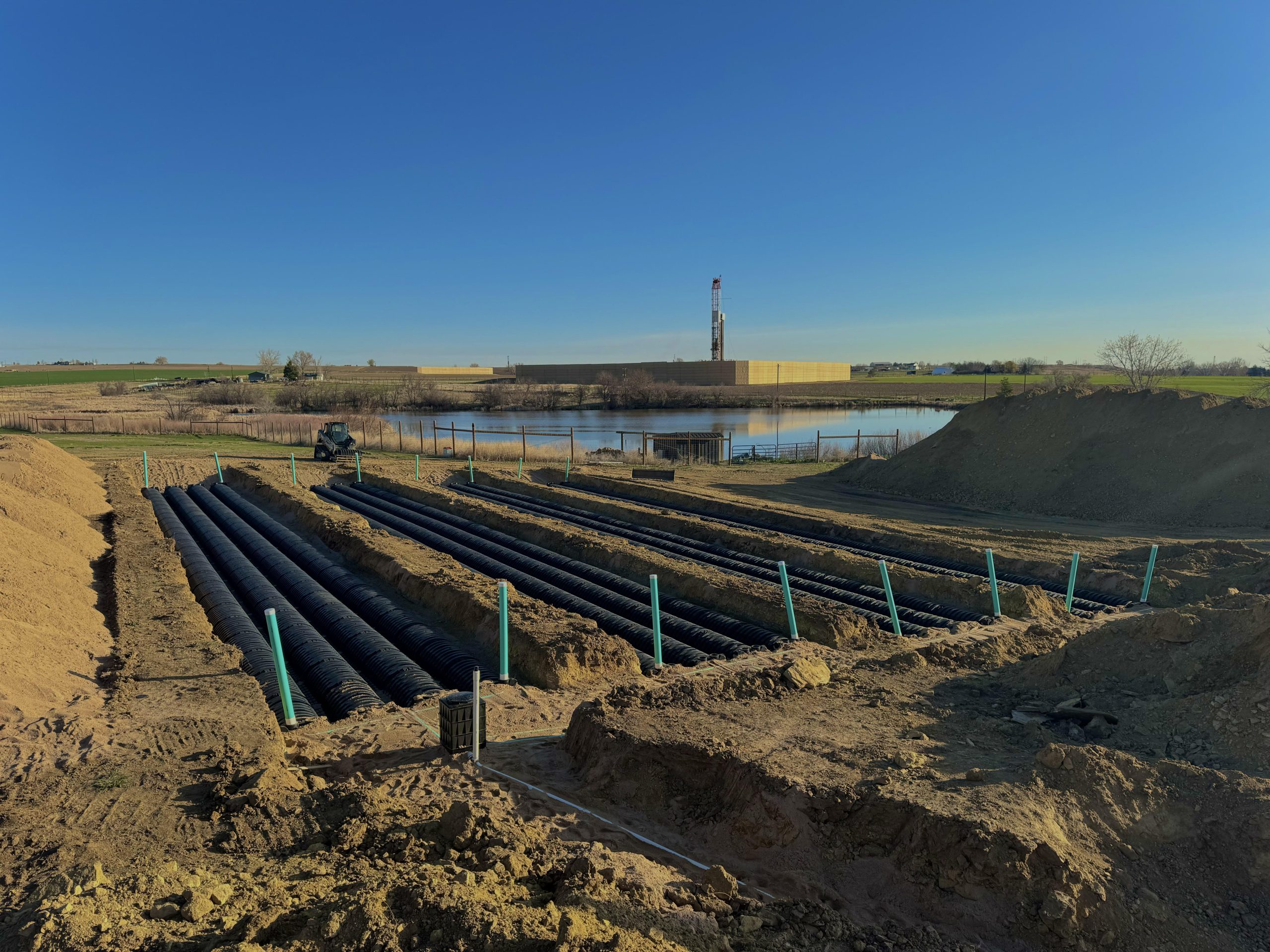 Septic system installation